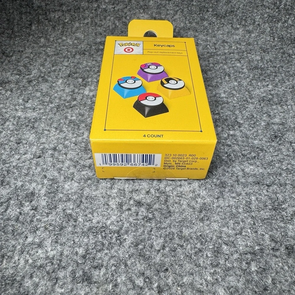 Pokemon x Target Pokeball Keycaps | Limited Edition NEW SEALED NIB